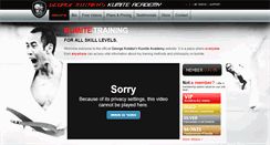 Desktop Screenshot of kumiteacademy.com